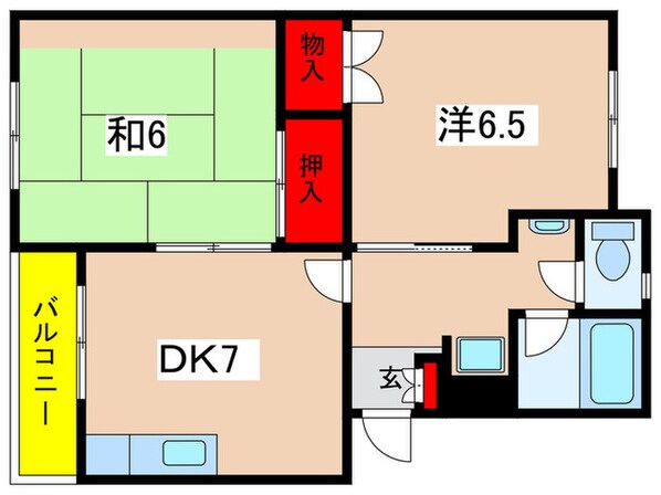 コ－ポ　宇津木第２の物件間取画像